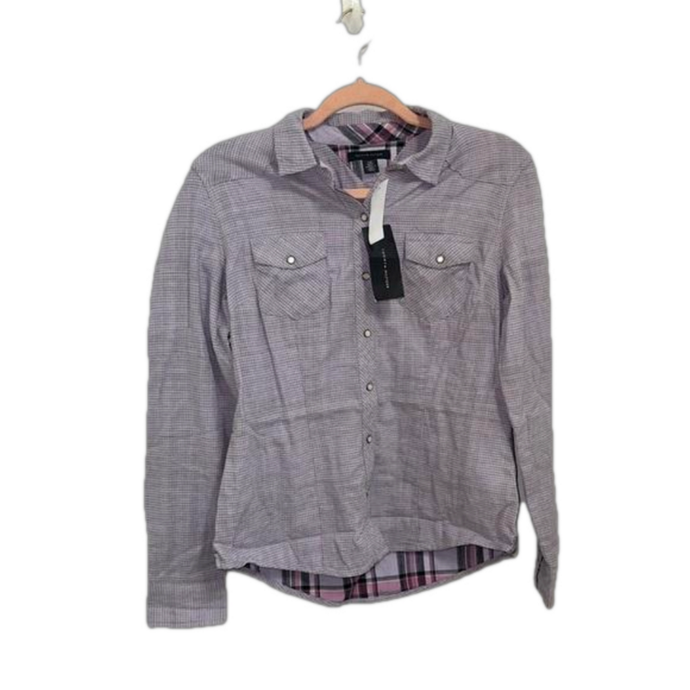 Tommy Hilfiger Purple Button Down Shirt